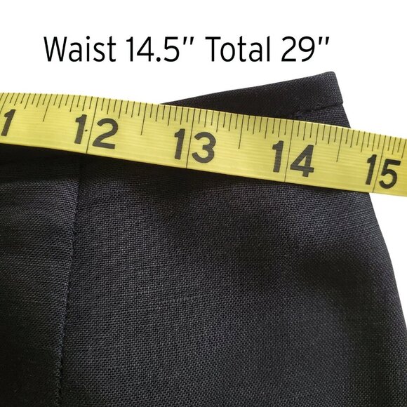 Tahari ASL Linen Blend Short Sleeve Plaid Black & White Skirt Suit Size 4 - Picture 14 of 16